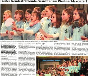 Bericht zum Weihnachtskonzert 17: Anzeiger Michelsamt